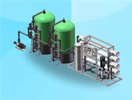 8吨/时 反渗透设备，广西水处理生产厂家长期提供纯水设备