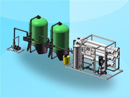 10吨每小时反渗透设备，纯水设备生产厂家 反渗透设备制造商